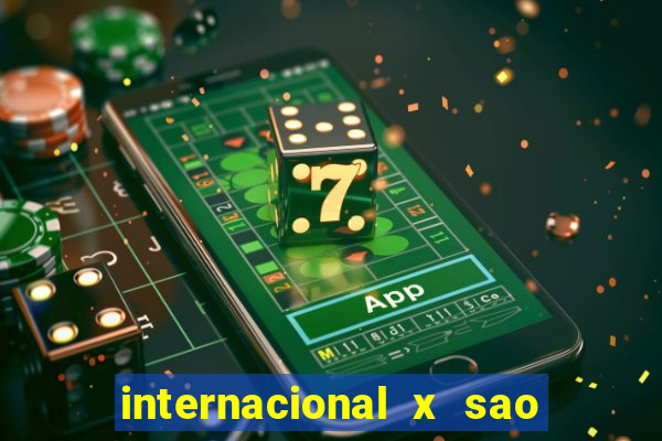 internacional x sao paulo palpites