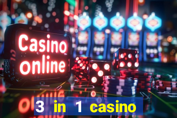 3 in 1 casino game set