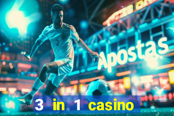 3 in 1 casino game set