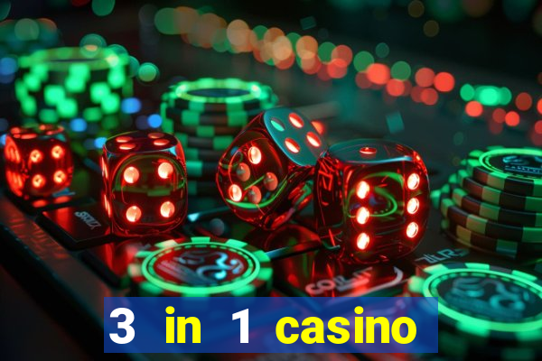 3 in 1 casino game set