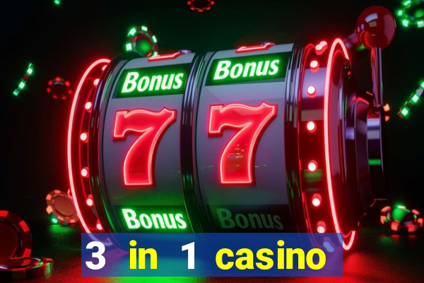 3 in 1 casino game set