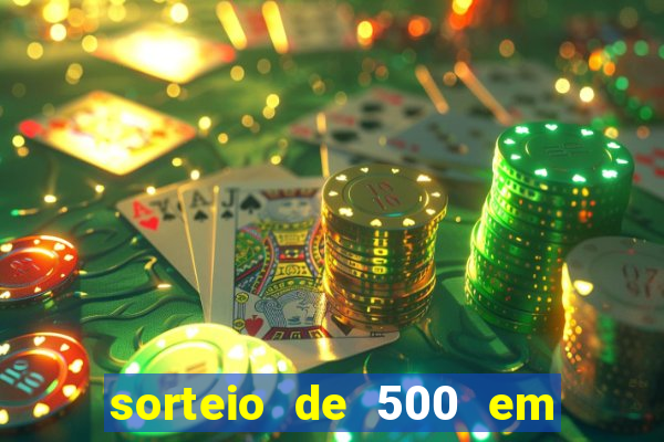 sorteio de 500 em cash toda segunda feira novibet