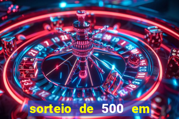 sorteio de 500 em cash toda segunda feira novibet