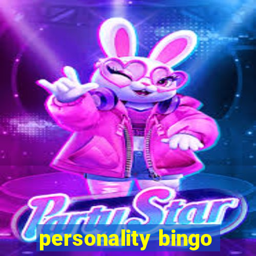 personality bingo