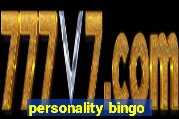 personality bingo