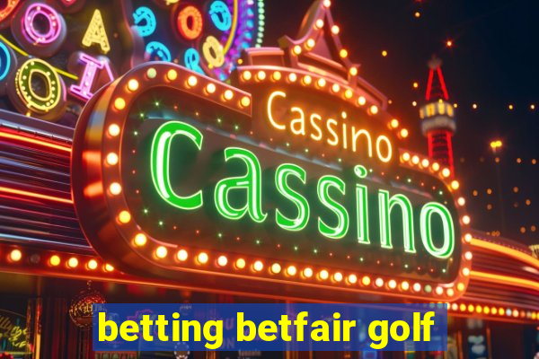 betting betfair golf