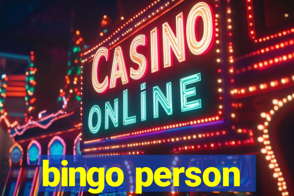 bingo person