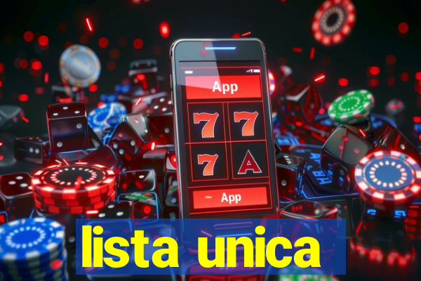 lista unica