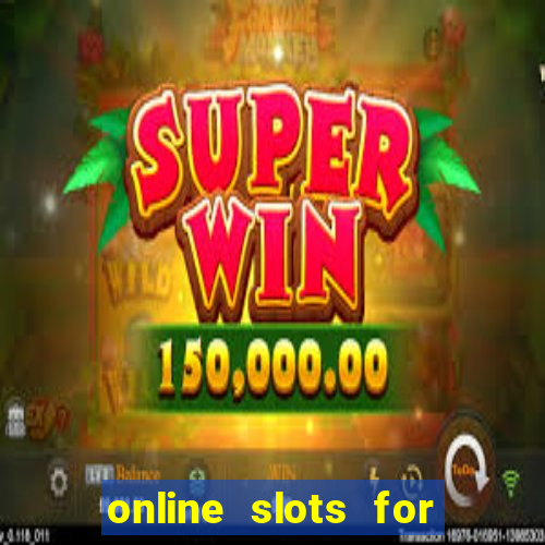 online slots for real cash