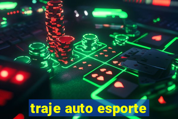 traje auto esporte