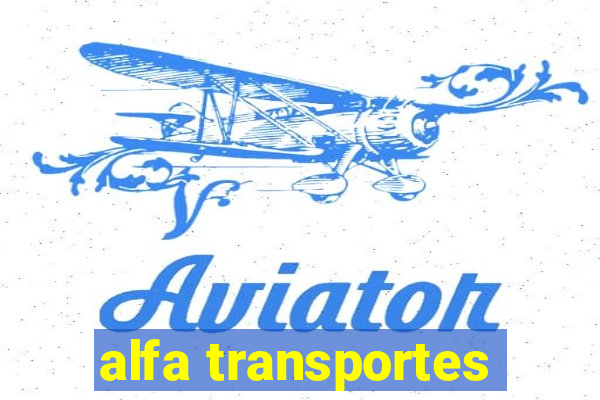 alfa transportes