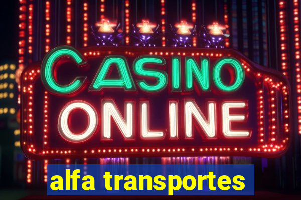 alfa transportes