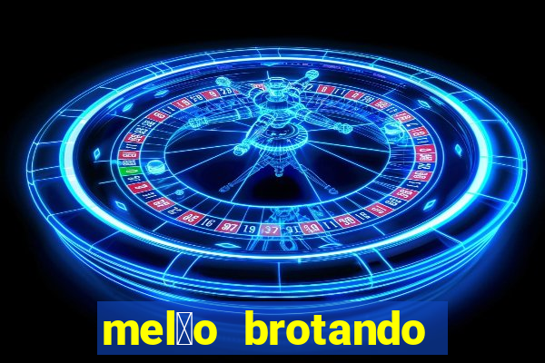 mel茫o brotando pode comer