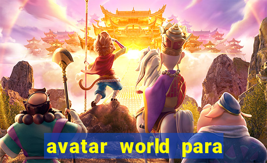 avatar world para colorir e imprimir