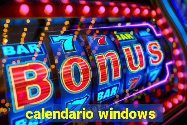 calendario windows