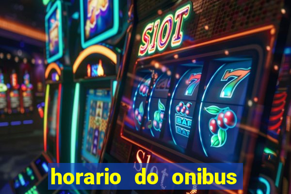 horario do onibus vila nova