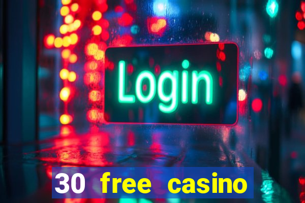 30 free casino bonus no deposit