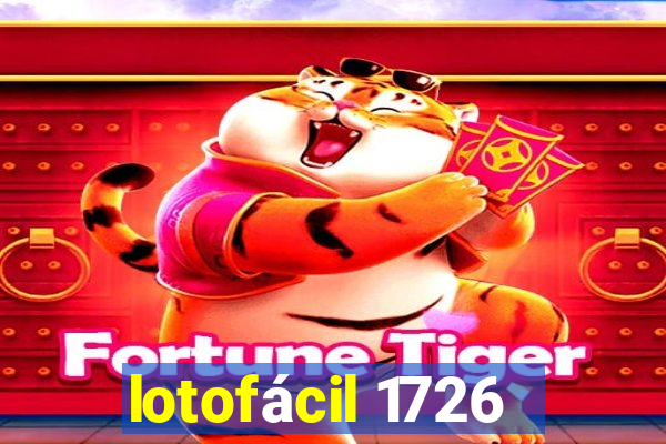 lotofácil 1726