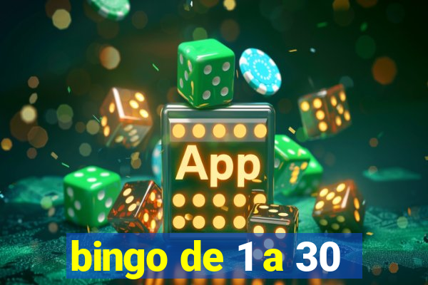 bingo de 1 a 30