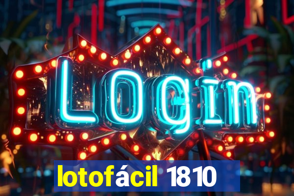 lotofácil 1810