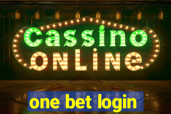 one bet login