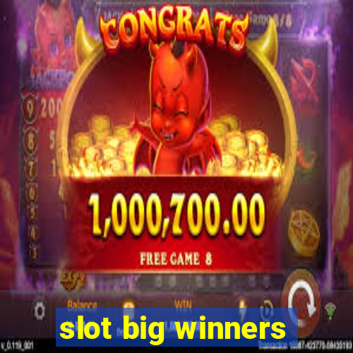 slot big winners