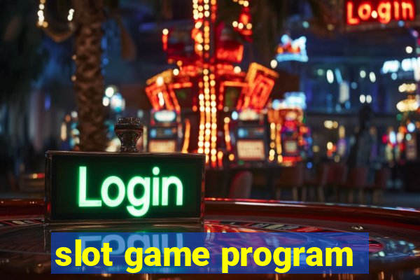 slot game program