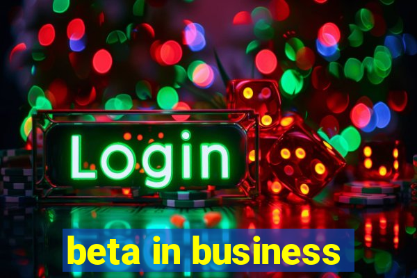 beta in business