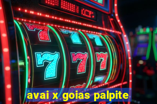 avai x goias palpite