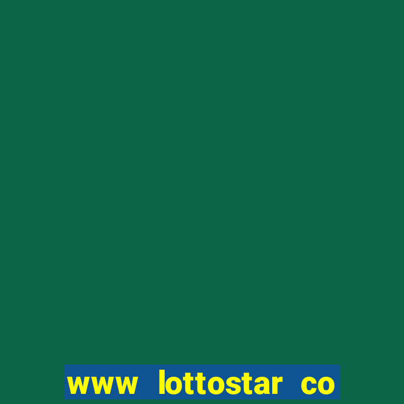 www lottostar co za login