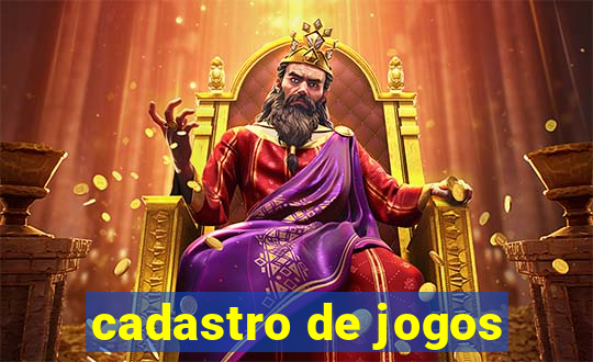 cadastro de jogos