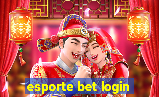 esporte bet login