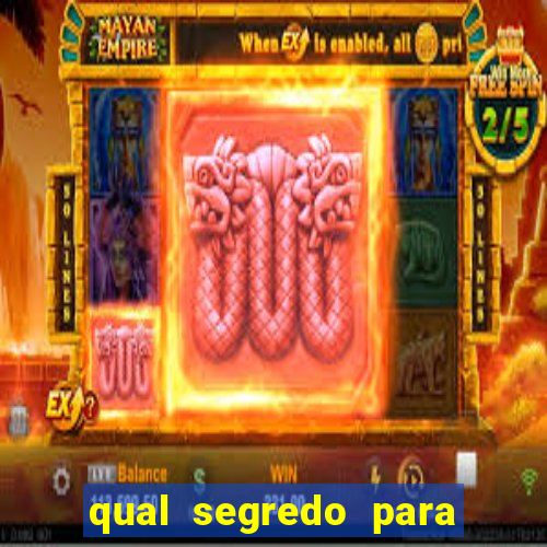 qual segredo para ganhar no minas cap