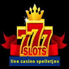 live casino spelletjes