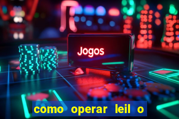 como operar leil o de abertura mini indice