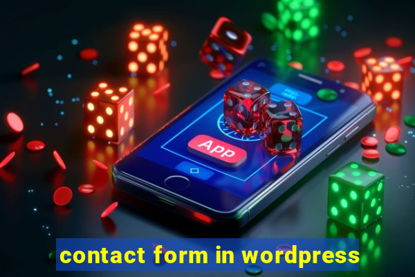 contact form in wordpress