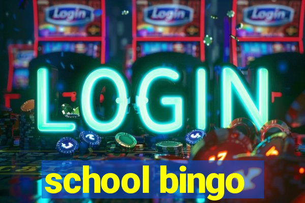 school bingo