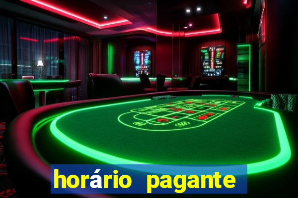 horário pagante fortune tiger