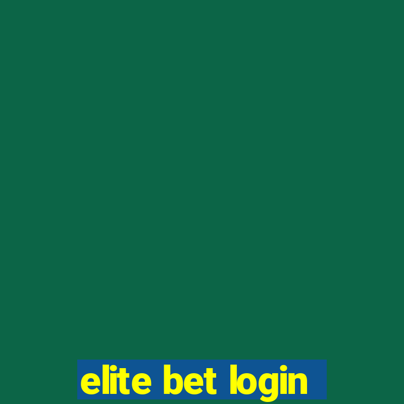 elite bet login