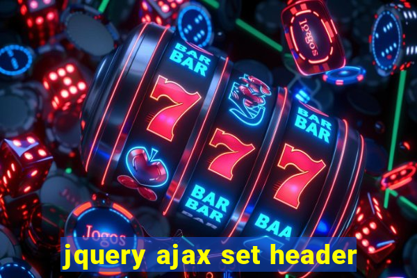 jquery ajax set header