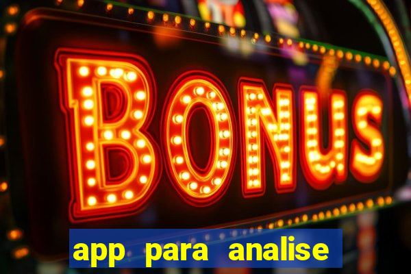 app para analise de jogos