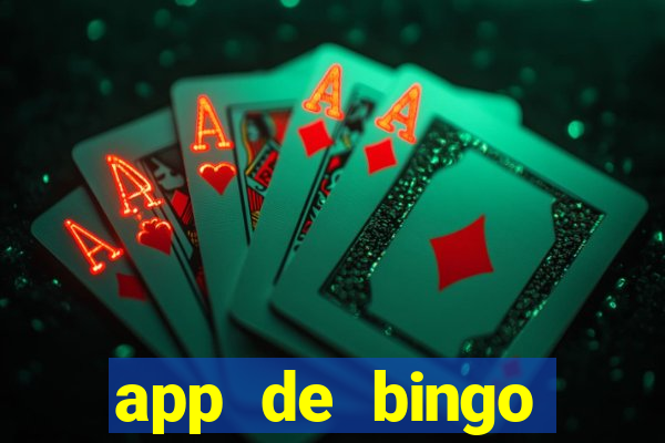 app de bingo valendo dinheiro