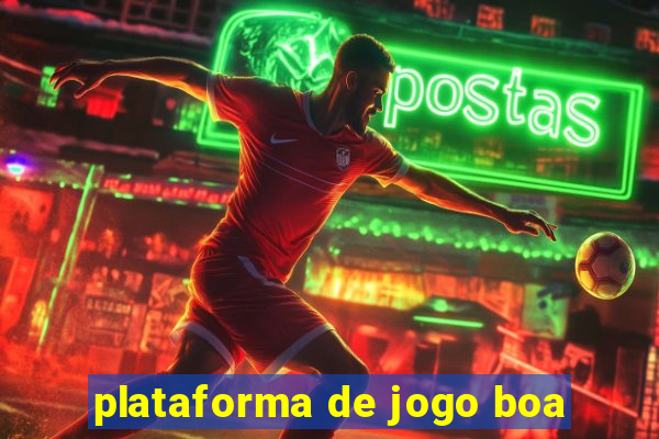 plataforma de jogo boa