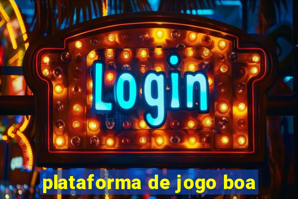 plataforma de jogo boa