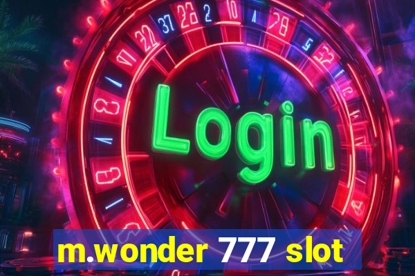 m.wonder 777 slot