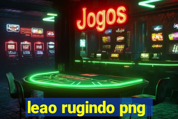 leao rugindo png