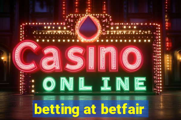 betting at betfair