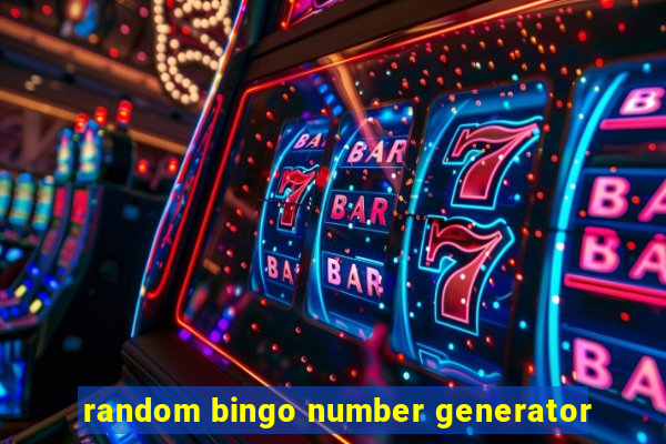 random bingo number generator