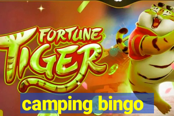 camping bingo