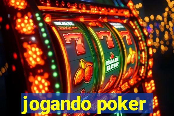 jogando poker